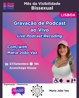 Gravação de Podcast ao vivo (Lisboa)