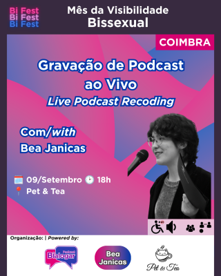 Gravação de Podcast ao vivo (Coimbra)