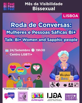 Roda de Conversas: Mulheres e Pessoas Sáficas Bi+ (Lisboa)